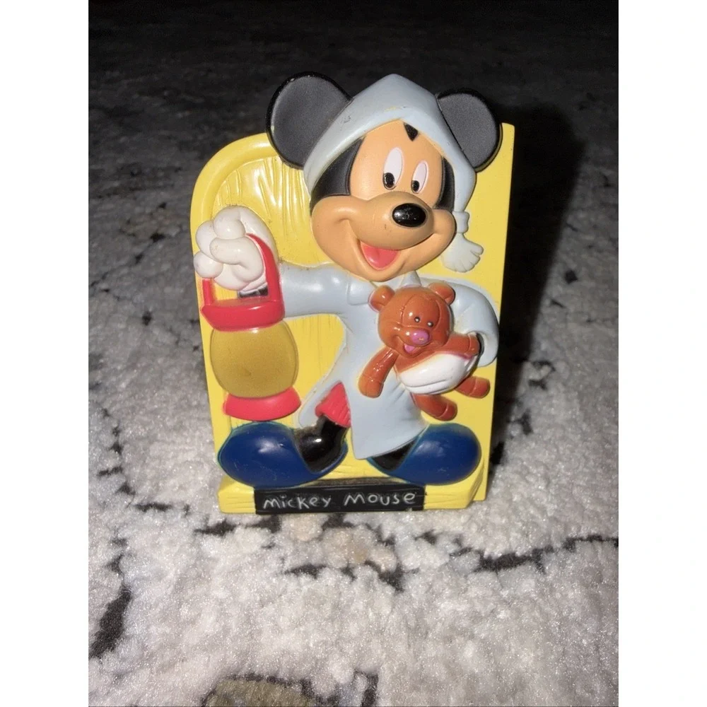 Disney Mickey Mouse Talking Night Light by King America WORKS!